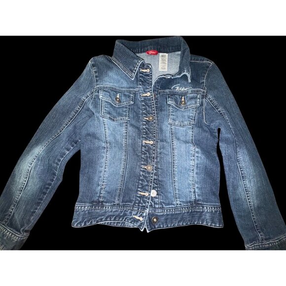 Guess Other - Vintage Y2K Guess USA Girl's Blue Denim Youth Jean Jacket - XL 16